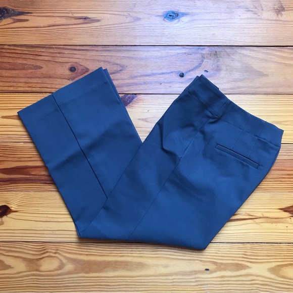 Loft High Waist Navy Sailor Pants, EUC, 0 - Picture 2 of 13